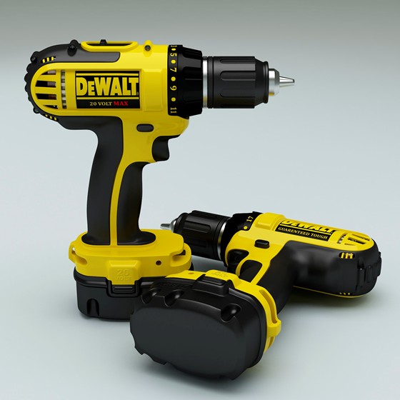 3D Modeling: DeWalt Compact Combi Drill