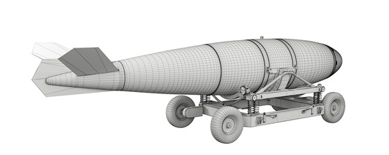 3D Modeling: Атомная бомба Mark - 7