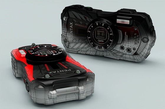3D Modeling: Pentax Optio WG-2 16 MP 