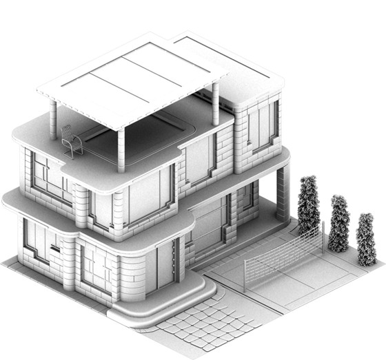 3D Modeling: Домики для игр
