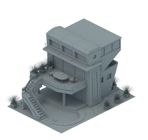 3D Modeling: Домики для игр